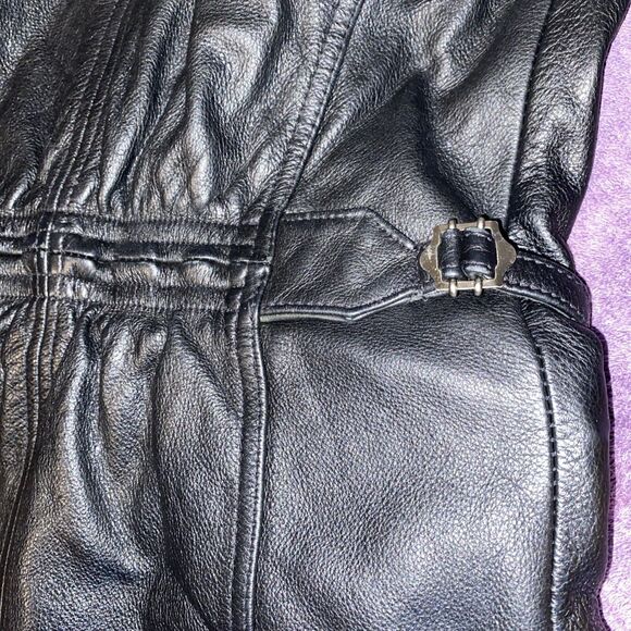 MS. Maxima Women's Motorcycle Jacket Size Small Black leather - Picture 11 of 11